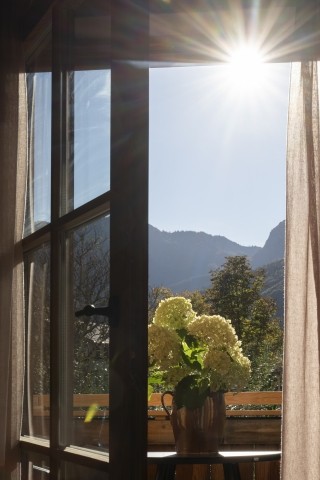 Blick vom Balkon