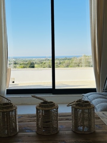 Blick vom Wohnraum 1 OG zum Meer