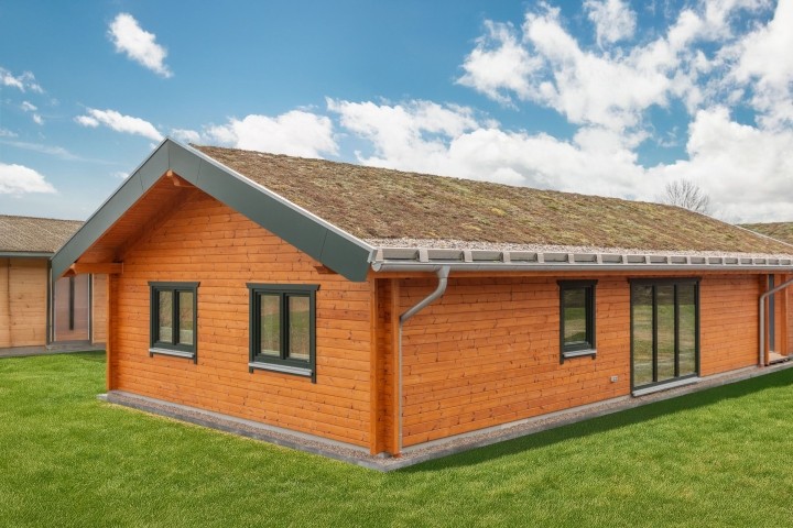Huus Bodderlicker - Außenansicht des Ferienhauses mit Garten