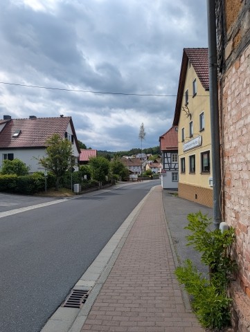 Ein Blick ins Dorf Burgwallbach