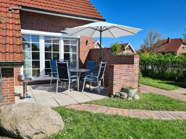 Wind- und Sichtgeschützte Südterrasse 