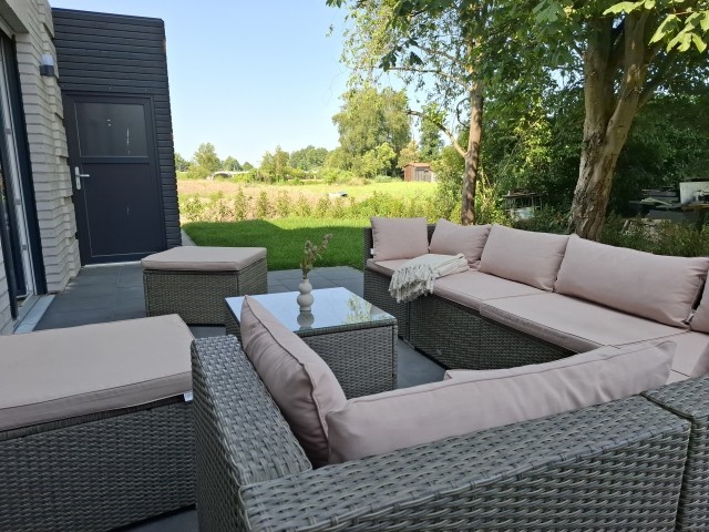 Gartenlounge mit Aussicht