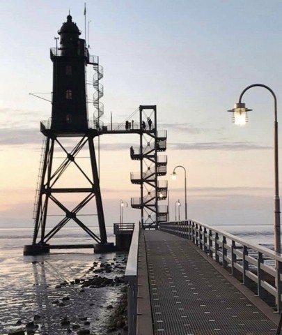 Leuchtturm Obereversand 