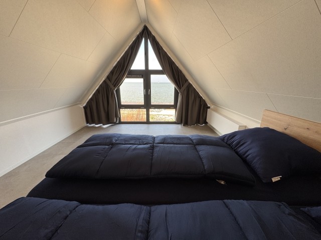 in ein Schlafzimmer 
