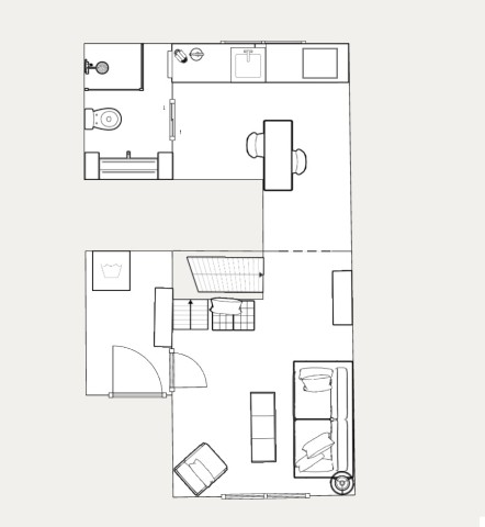 der Grundriss des Erdgeschosses