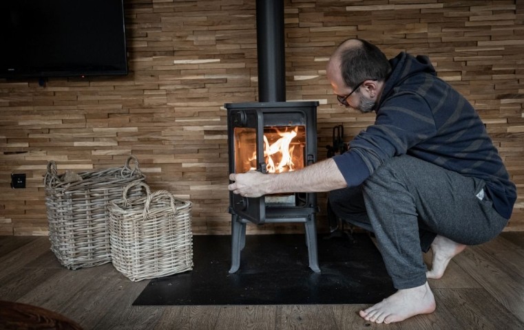 Stunden am Kamin