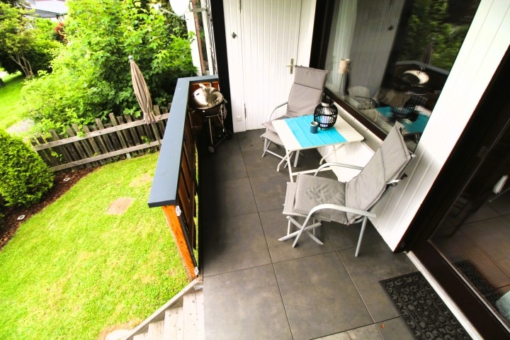 Grillen auf der überdachten Veranda mit toller Aussicht