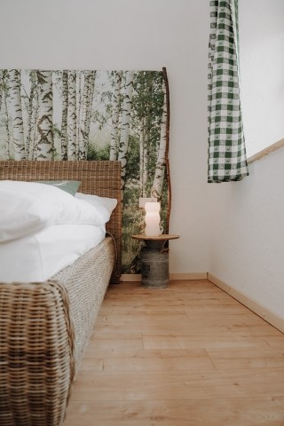 Schlafzimmer grün -© Sibel Zechmann Fotografie
