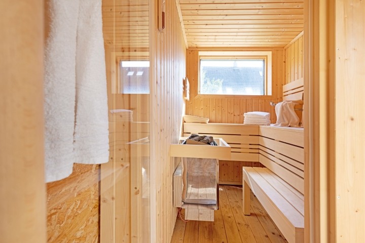 Sauna im Garten