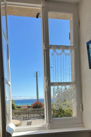 Blick aus dem Wohnzimmer