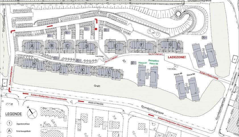 Parkplatz Lageplan