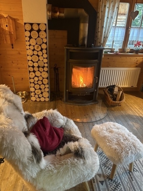 am Kamin