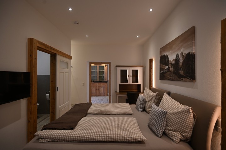 Schlafzimmer mit Bad-en-Suite