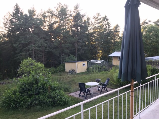 Blick auf den Grillplatz
