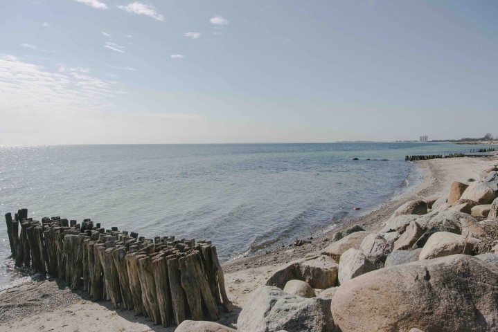 Strand vor der Tür