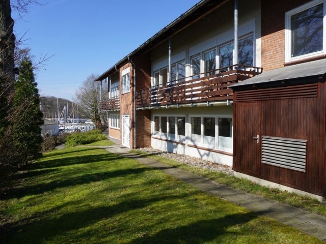 Die Vorderseite des Hauses.