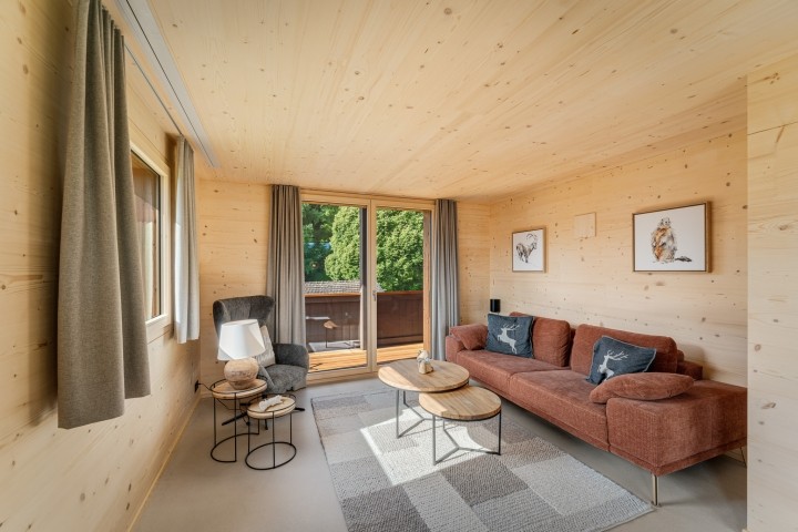 Gemütliches Wohnzimmer mit Heimkino