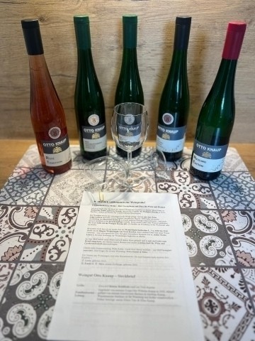 Weinprobe in der Fewo