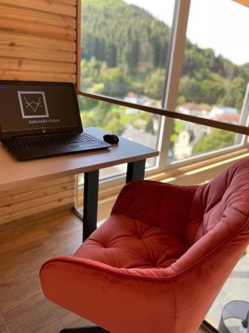 Arbeitsplatz mit Aussicht