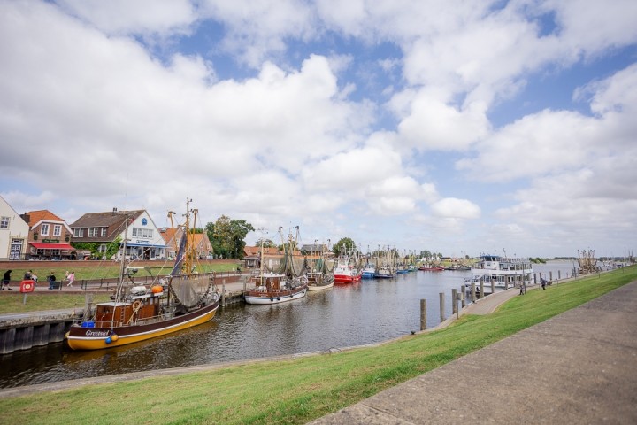Diekter Blick auf den Hafen
