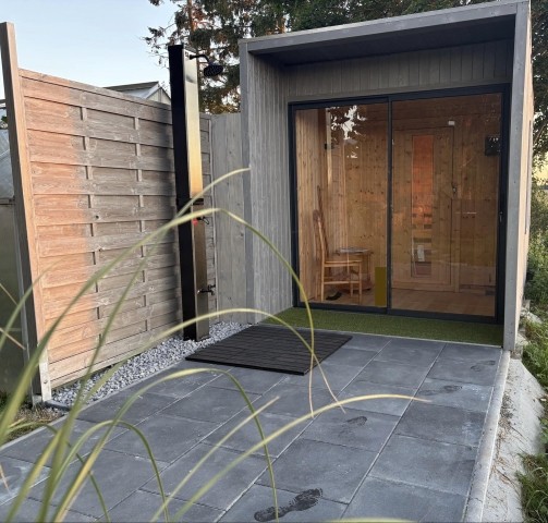 Saunahaus, optional