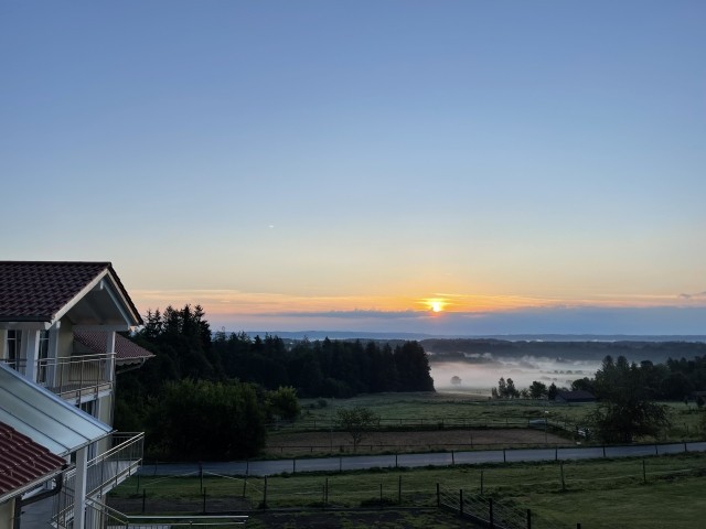 Aussicht nach dem Aufstehen Aussicht nach dem Aufstehen