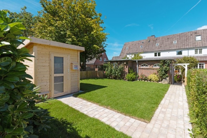Garten und Saunahaus