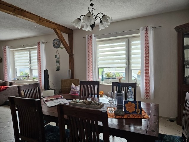 Essbereich im Wohnzimmer