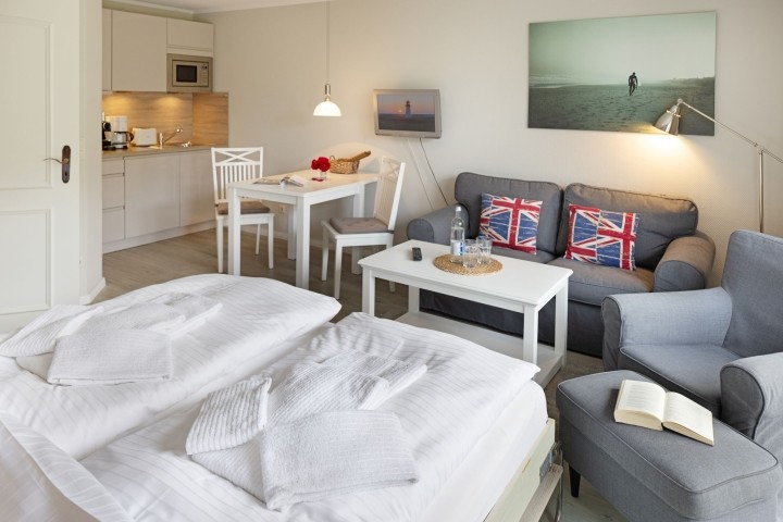 Schlafbereich im Wohnzimmer Schlafbereich im Wohnzimmer