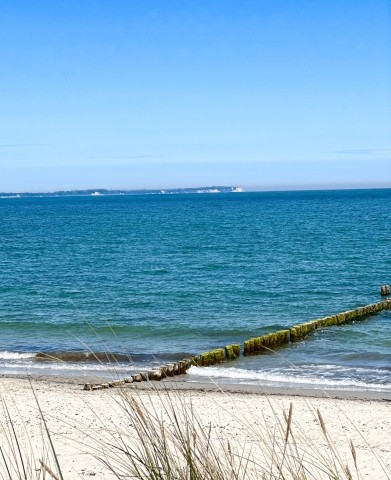 Feinsandiger Ostseestrand, keine 400m entfernt