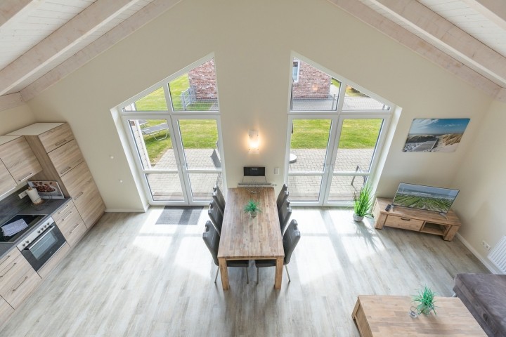 Oben Sicht auf den Wohnbereich Oben Sicht auf den Wohnbereich