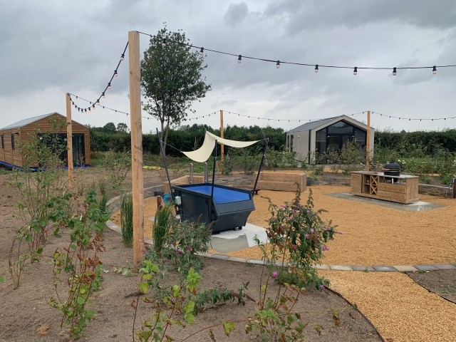 Außenbereich Ferienanlage