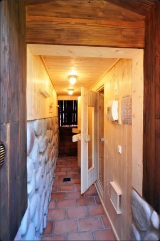 Flur zur Erdsauna
