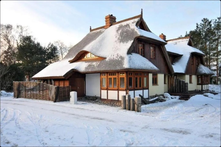 Haus im Winter