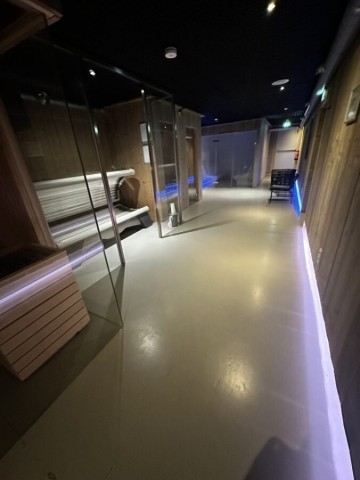 Der Saunabereich kann für 2 Stunden pro Tag zur privaten Nutzung gemietet werden