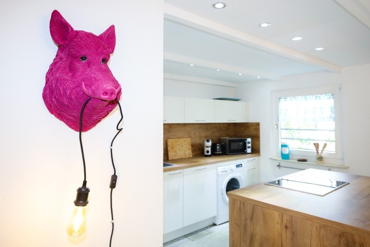 Voll ausgestattete Küche mit Spül -und Waschmaschine. Voll ausgestattete Küche mit Spül -und Waschmaschine.