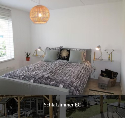 Schlafzimmer mit Doppelbett