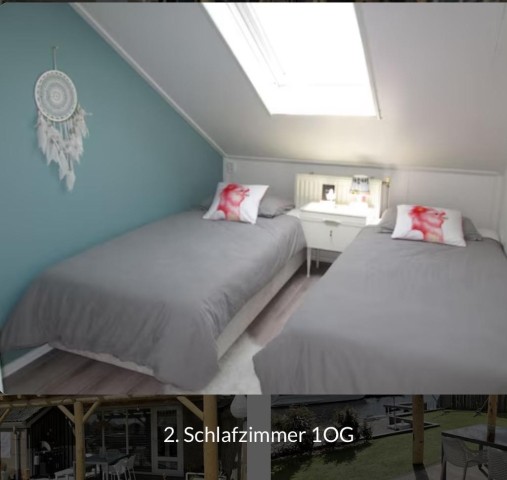 Schlafzimmer mit Doppelbett