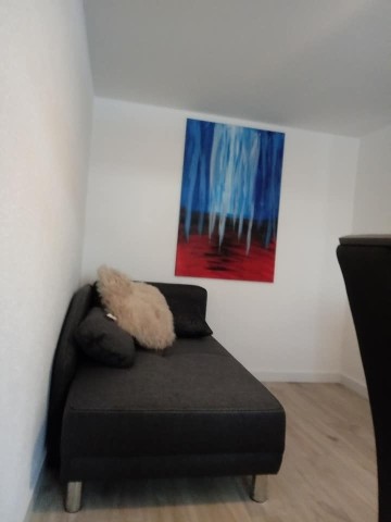 Schlafcouch im Esszimmer