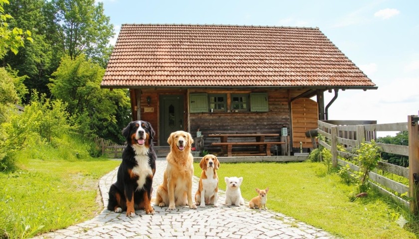 Bring bis zu 5 Vierbeiner mit, egal welche Rasse oder Größe  Bring bis zu 5 Vierbeiner mit, egal welche Rasse oder Größe