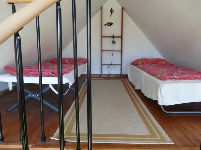 Zwei zusätzliche Schlafplätze auf der Galerie Zwei zusätzliche Schlafplätze auf der Galerie