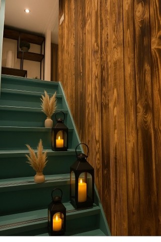 Treppe zum 3. Schlafzimmer