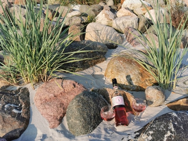 Am schönsten zum Sonnenuntergang in der Badebucht! Am schönsten zum Sonnenuntergang in der Badebucht!