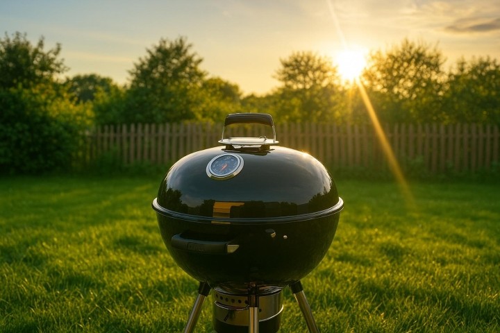 Kohle Grill steht kostenlos zur Verfügung