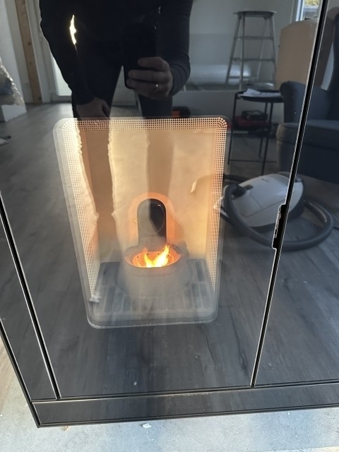 Ein Pelletofen sorgt für schöne Wärme