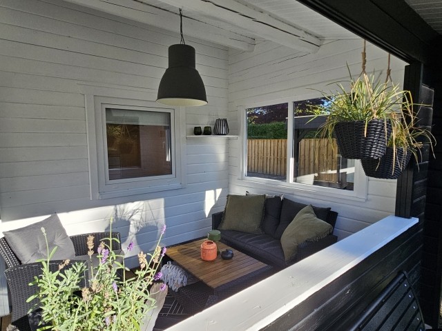 Überdachte Terrasse