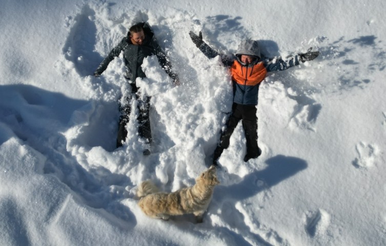 Winterspaß bei uns am Hof