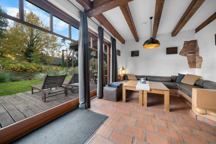 Sitzecke mit Terrassenzugang