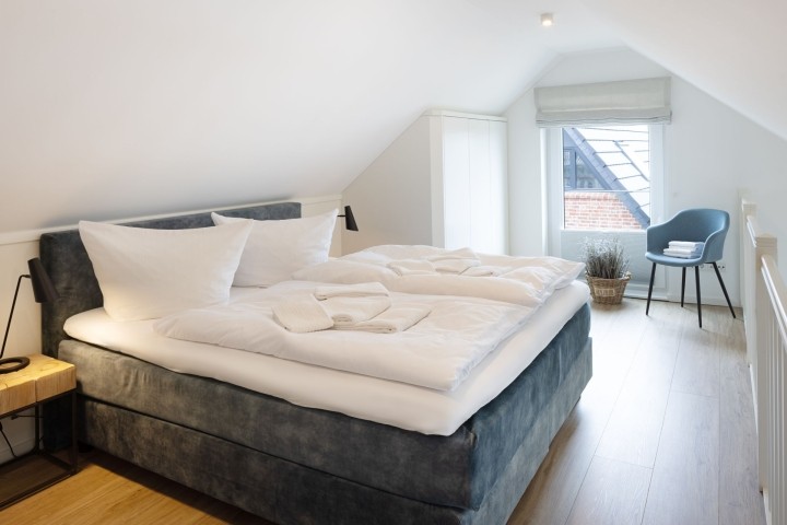 Schlafzimmer zwei auf der Empore