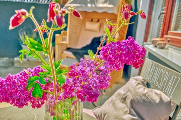 gemütlicher Außenbereich